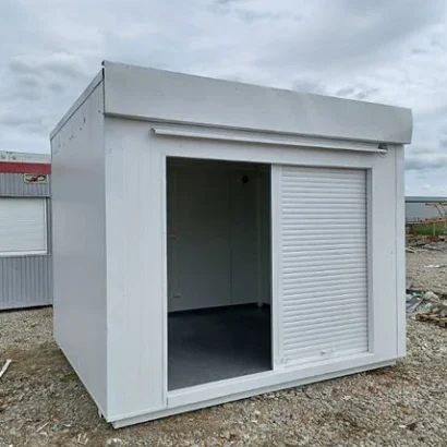 Contenedor Comercial 300×350 Con Persianas Frontales Divididas