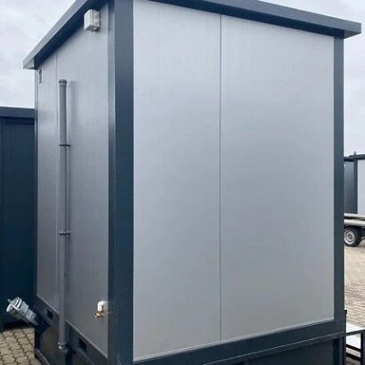 Contenedor sanitario con doble cabina wc